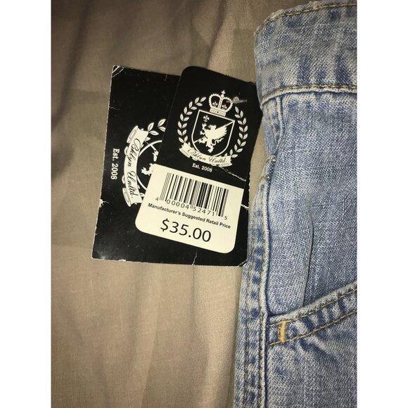 Tommy Hilfiger Mens Bklyn Untld Light Wash Blue Jean Shorts - Picture 4 of 6